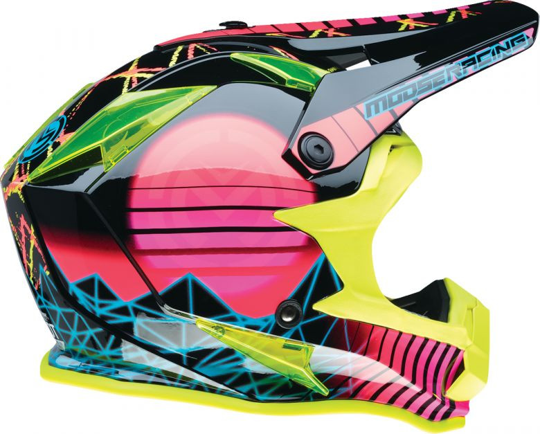 Moose Racing Youth FI 2024 Vaporwave MIPS Helmet - Motorcycle
