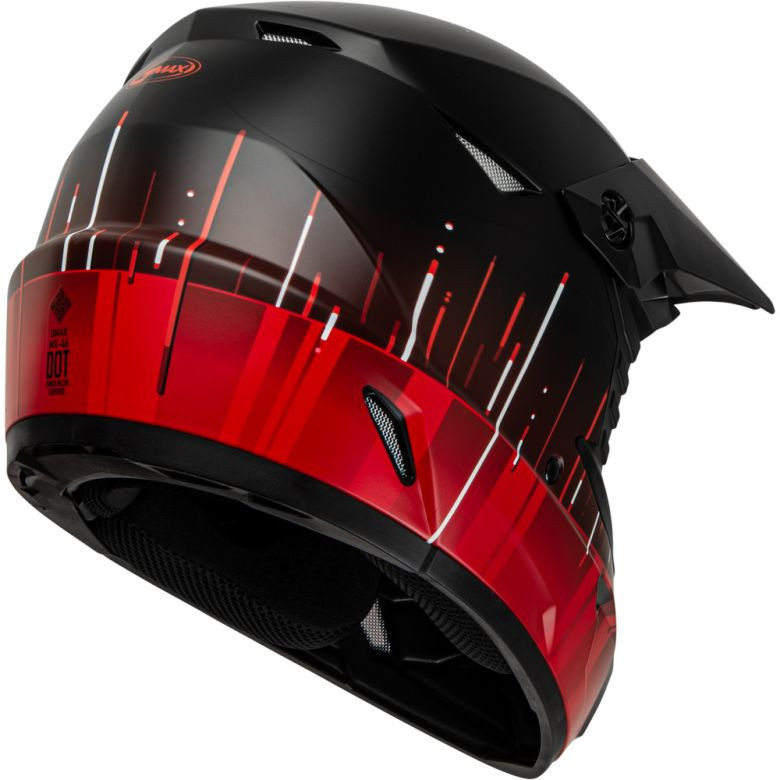 GMax GM46 Frequency Red Helmet - Motorcycle Closeouts by Rider