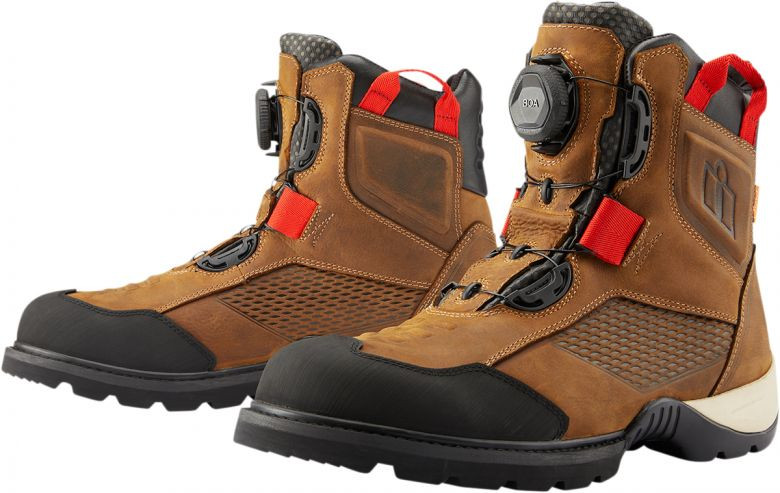 Icon Stormhawk Waterproof Boots - Motorcycle Closeouts by Rider