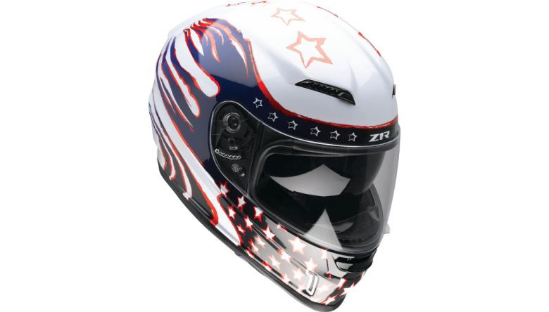 Z1R Jackal Patriot Helmet - Motorcycle Closeouts by Rider Approved LLC