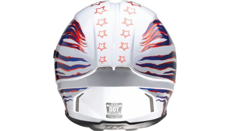 Z1R Jackal Patriot Helmet - Motorcycle Closeouts by Rider Approved LLC