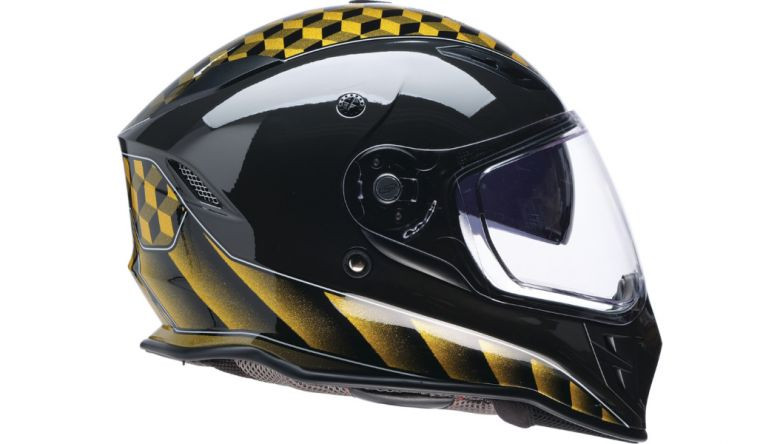 firebird motorcycle helmets 2026 Daytona 500 Chrome Mini Size Helmet down sun visor Z1R Nemesis Thunderbird Helmet -