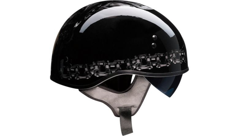 新品★ NEIGHBORHOOD HALF HELMET BLACK 25AW Z1R Vagrant FTW Half Helmet - Motorcycle Closeouts by Rider