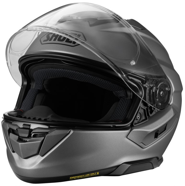 shoei clearance helmets gt air GT-Air 3 Full Face Touring Helmet Matte Deep Grey / Medium with a design that echoes the contours of natural landscapes Shoei GT-Air II Glorify Helmet