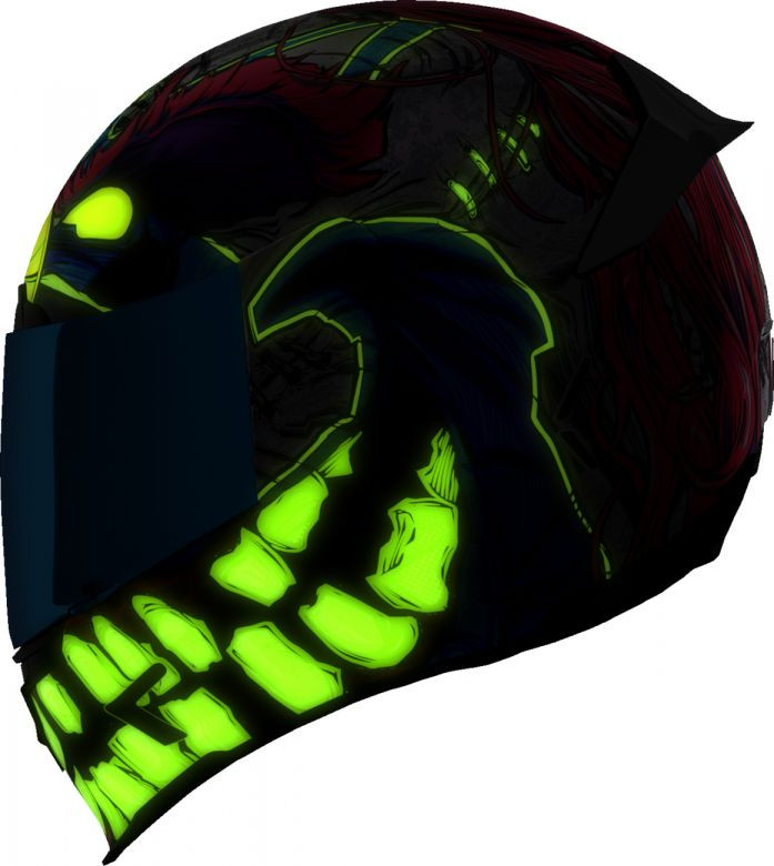 Icon Airframe Pro Krazy Klown 2 Glow-in-the-Dark Full Face