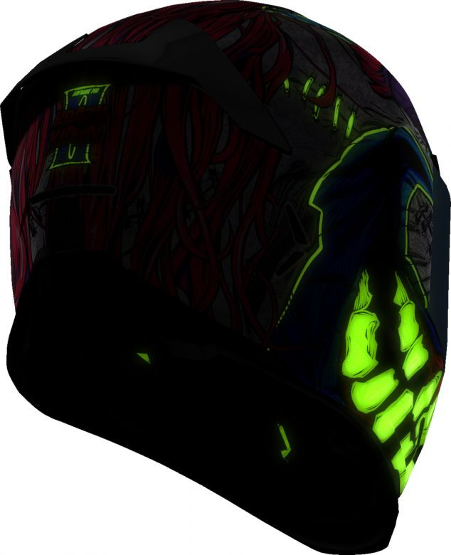 Icon Airframe Pro Krazy Klown 2 Glow-in-the-Dark Full Face