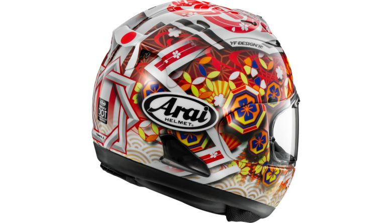 Arai Corsair-X Nakagami-4 Helmet - Motorcycle Closeouts by Rider