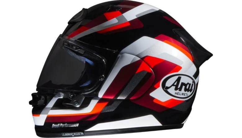 array motorcycle helmets ARAI Contour-X Helmet - Snake - Red