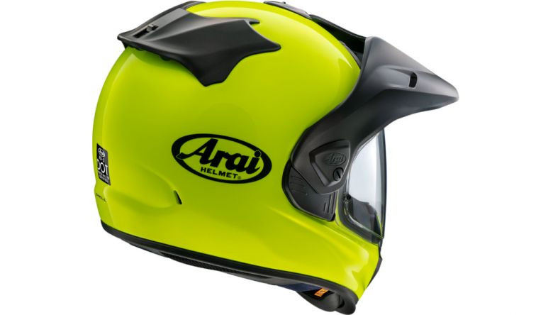 Arai XD-5 Fluorescent Yellow Helmet - Motorcycle Closeouts by