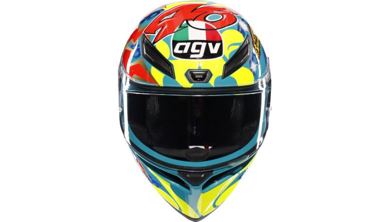 AGV K1 S Rossi Mugello 1999 Replica Helmet - Motorcycle Closeouts
