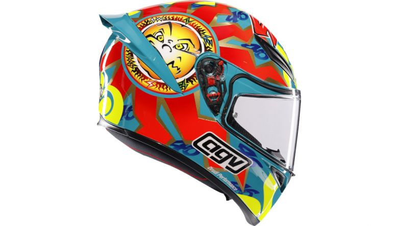 AGV K1 S Rossi Mugello 1999 Replica Helmet - Motorcycle Closeouts
