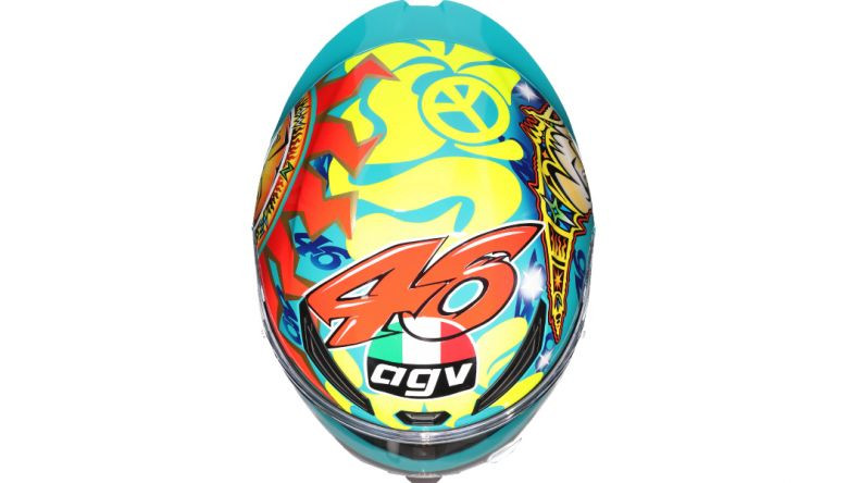 AGV K1 S Rossi Mugello 1999 Replica Helmet - Motorcycle Closeouts