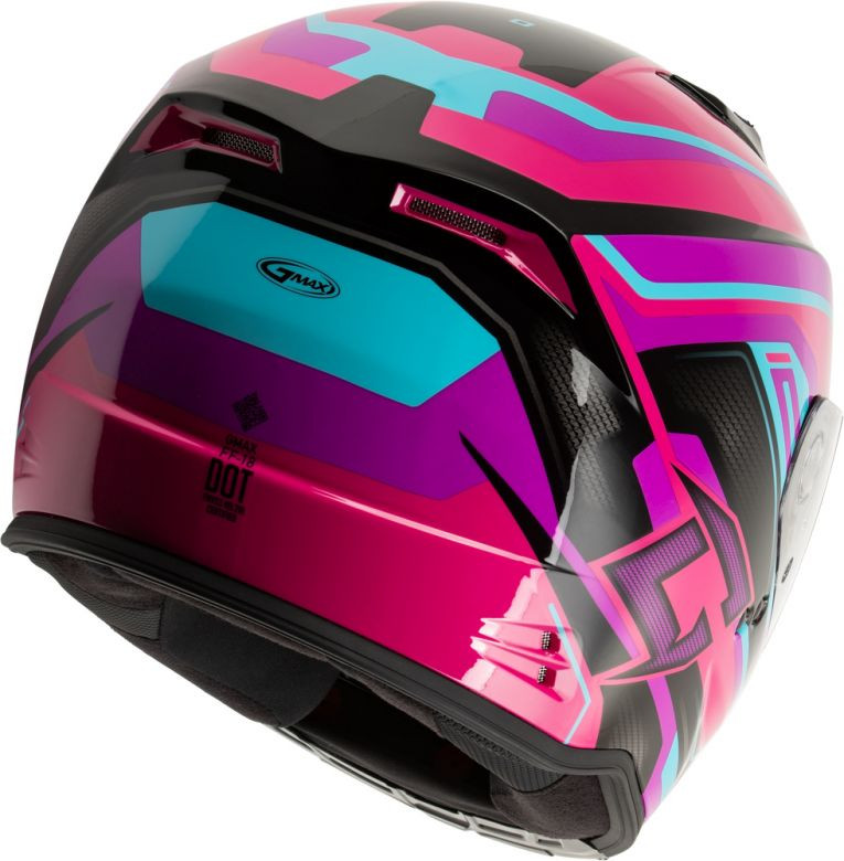 GMax FF-18 Drift Pink Helmet - Motorcycle Closeouts by Rider