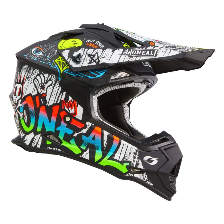 ONeal 2 SRS Rancid Helmet - Motorcycle Closeouts by Rider Approved LLC
