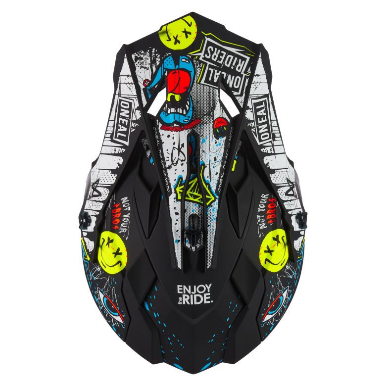 ONeal 2 SRS Rancid Helmet - Motorcycle Closeouts by Rider Approved LLC