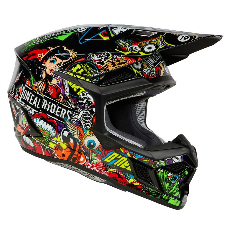 ONeal 3 SRS Crank Helmet - Motorcycle Closeouts by Rider Approved LLC