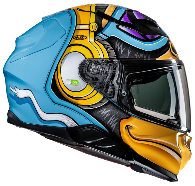 ペット・ショップ・ボーイズの激レア・プロモ HJC F71 Monkey DJ Helmet - Motorcycle Closeouts by Rider Approved LLC