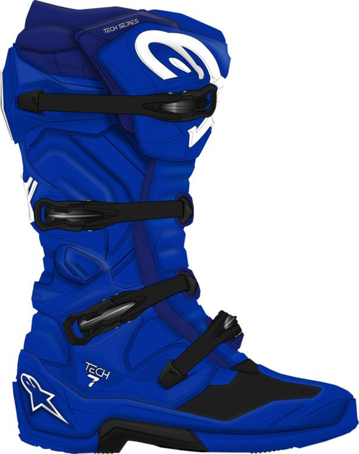 Alpinestars TECH7 限定カラー Alpinestars Tech 7 Boots - Black/Red Fluorescent | MxBoot.com