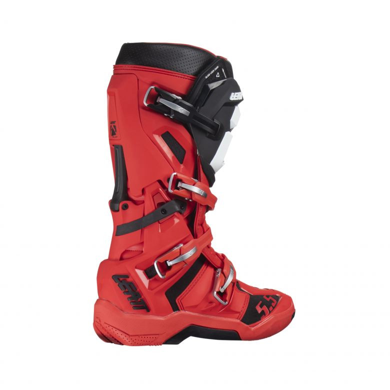 Leatt 5.5 FlexLock Moto Red Boots - Motorcycle Closeouts by Rider