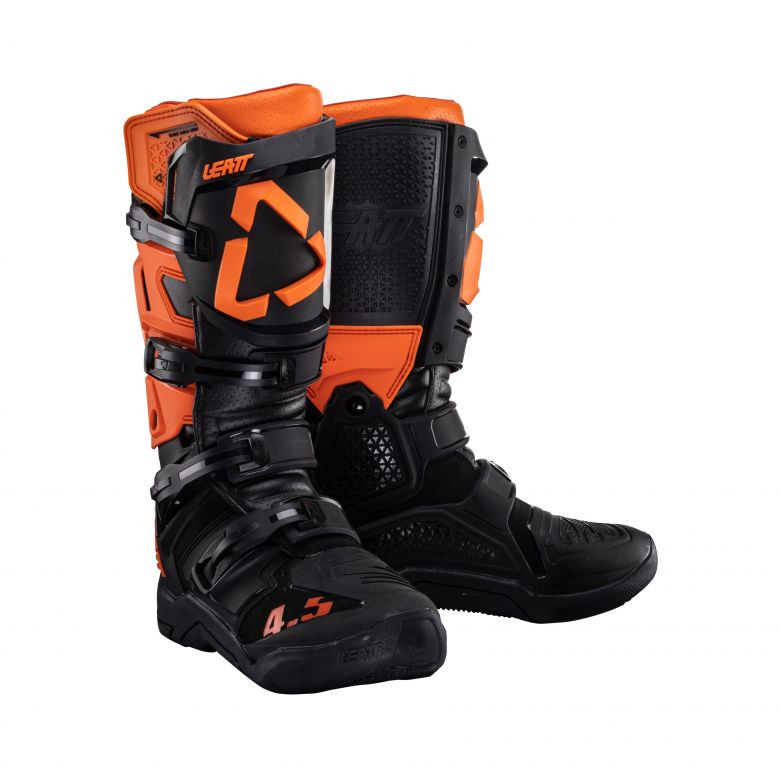 Leatt 4.5 Moto Orange Boots - Motorcycle Closeouts by Rider