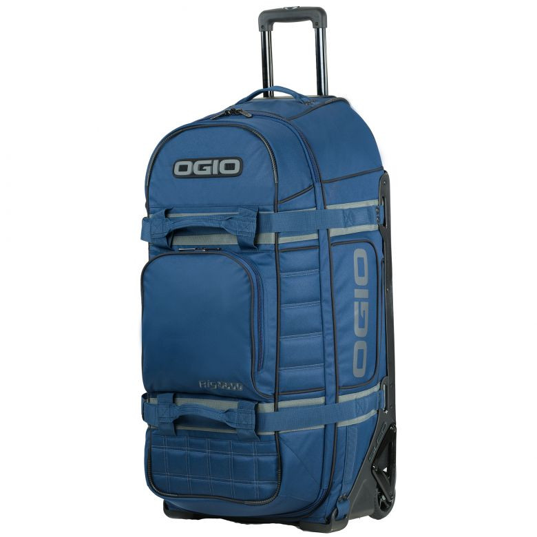Ogio Rig 9800 Blue/Grey Roller Gear Bag - Motorcycle Closeouts by