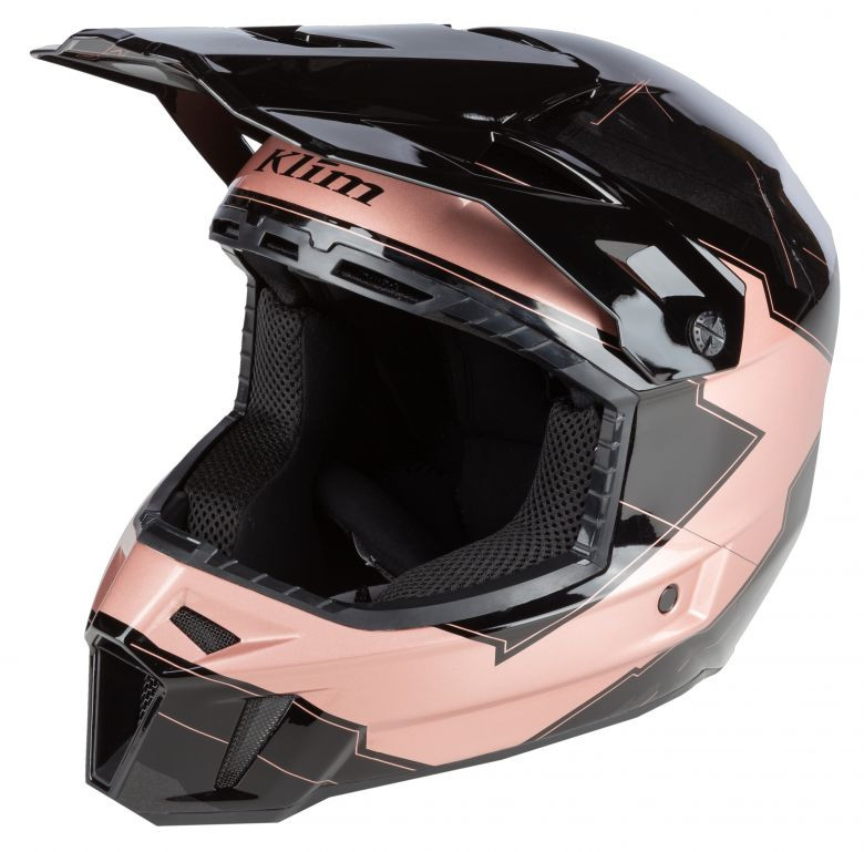 Klim F3 Verge Rose Gold Helmet - Motorcycle Closeouts by Rider