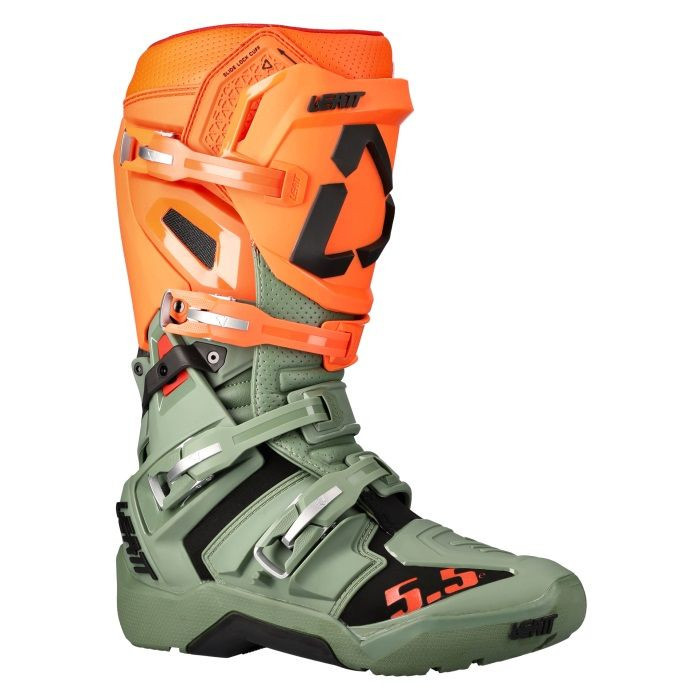 Leatt 5.5 FlexLock Enduro Cactus Boots - Motorcycle Closeouts by