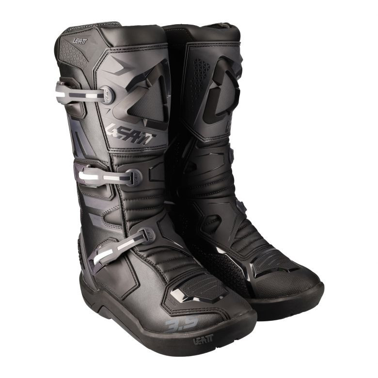 Leatt 3.5 Black Boots - Motorcycle Closeouts by Rider Approved LLC