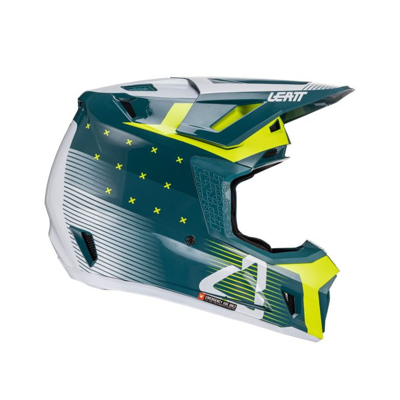 Leatt Moto 7.5 Acid Fuel Helmet with 4.5 Goggle Kit