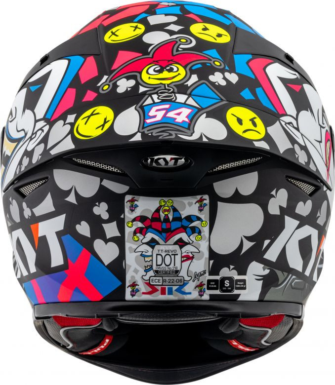 KYT TT Revo Riccardo Rossi 2022 Replica Helmet - Motorcycle