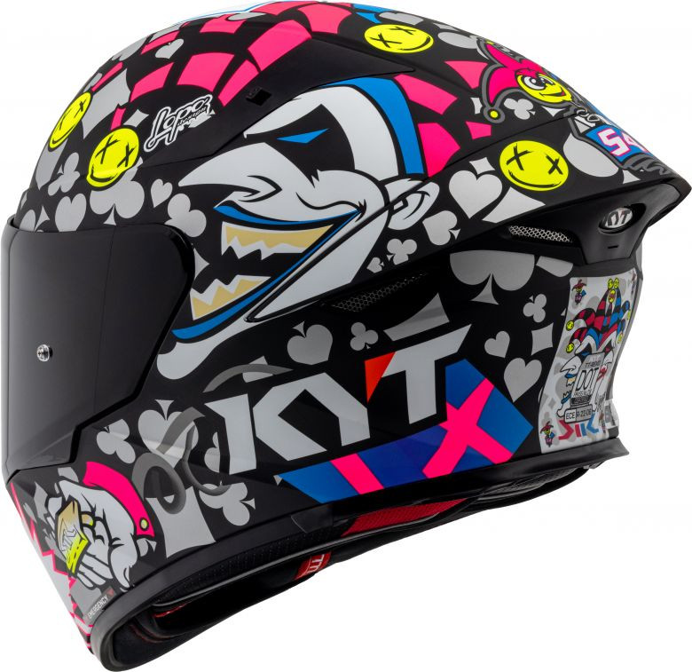 KYT TT Revo Riccardo Rossi 2022 Replica Helmet - Motorcycle