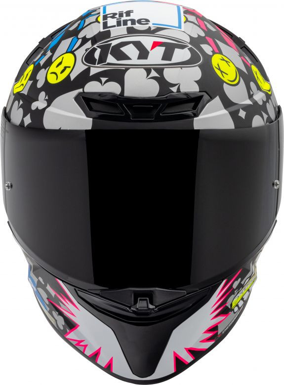 KYT TT Revo Riccardo Rossi 2022 Replica Helmet - Motorcycle