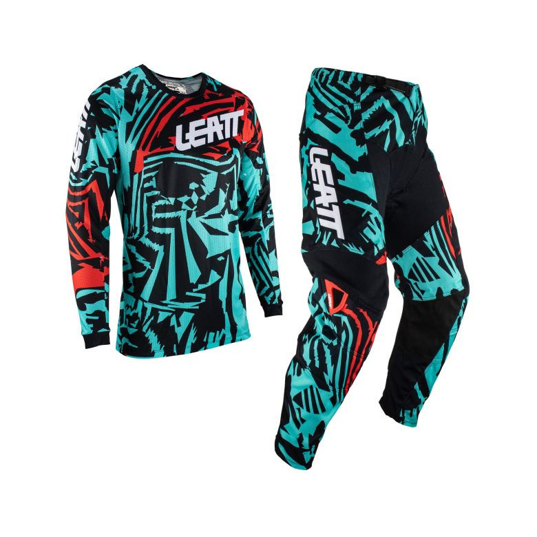 Leatt Moto 3.5 Ride Kit Fuel Jersey and Pant Combo - Motorcycle