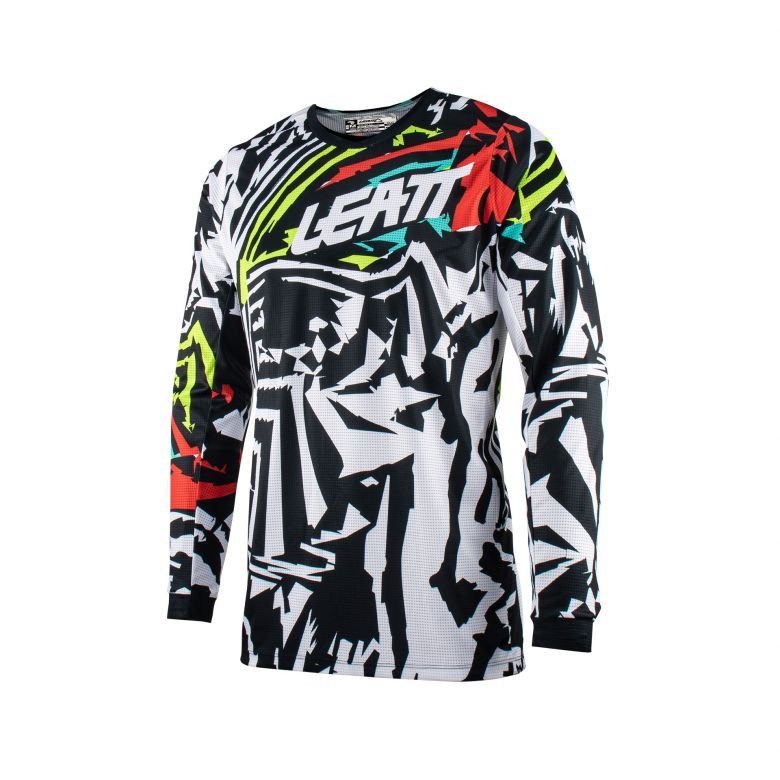 Leatt Moto 3.5 Ride Kit Zebra Jersey and Pant Combo - Motorcycle