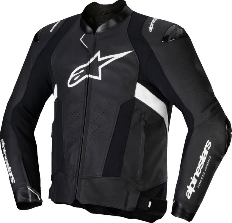 Alpinestars 本革　レザー　ジャッケット　パット付き　ブラック Dusk - Black Motorcycle Jacket | Alpinestars®
