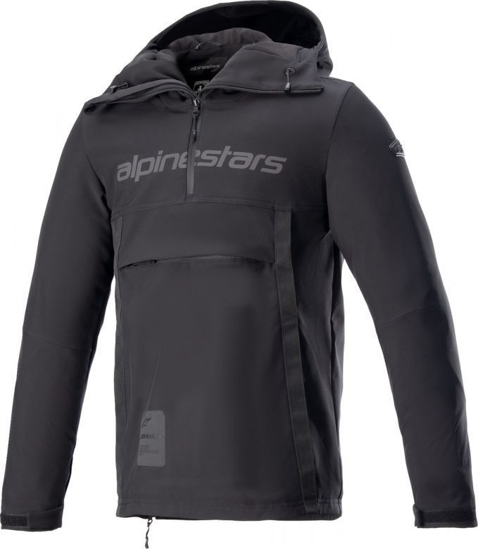 alpinestars フード付きジャケット 黒 Alpinestars Sherpa Riding Hoody - Motorcycle Closeouts by Rider