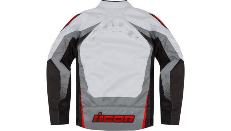 Icon Hooligan Ultrabolt Red Perforated Jacket - Motorcycle