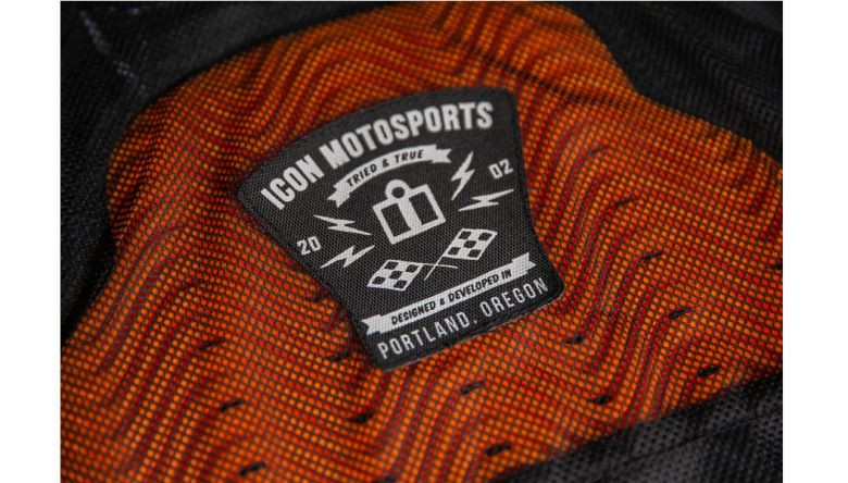 Icon Hooligan Ultrabolt Red Perforated Jacket - Motorcycle