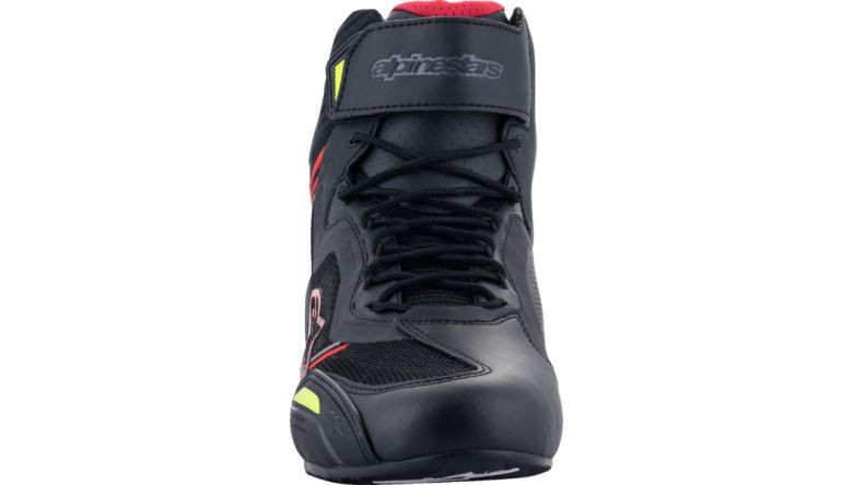 Alpinestars Faster-3 Rideknit Black/Red/Yellow Riding Shoes