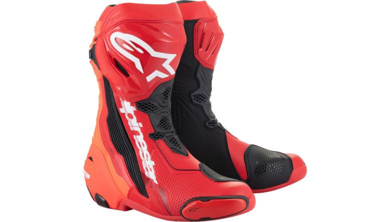 Alpinestars Supertech R Red Boots - Motorcycle Closeouts by Rider