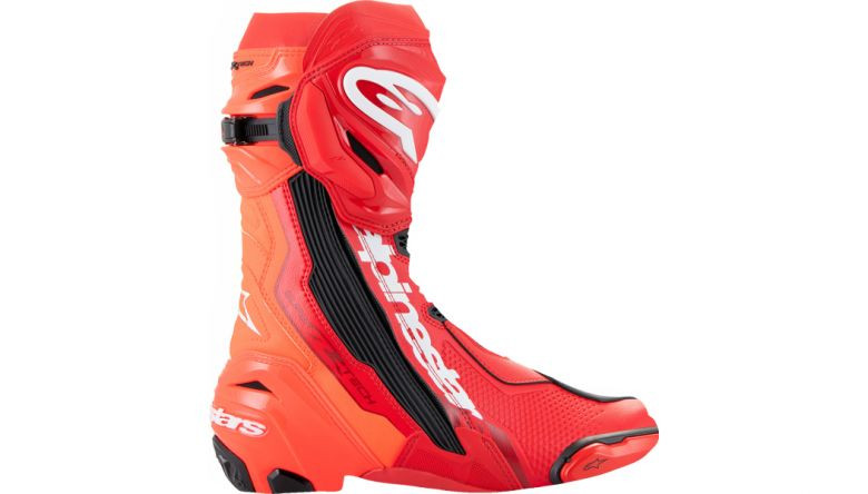 Alpinestars Supertech R Red Boots - Motorcycle Closeouts by Rider