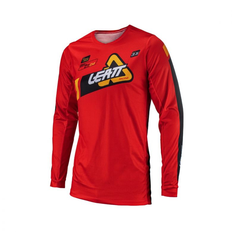 Leatt Moto 3.5 Ride Kit Red Jersey and Pant Combo - Motorcycle