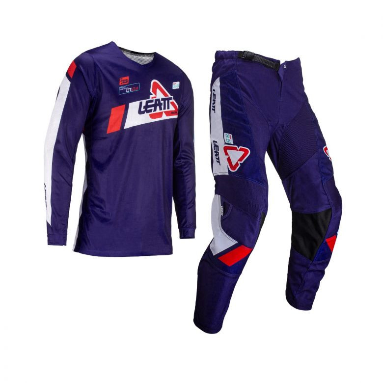 Leatt Moto 3.5 Ride Kit Royal Jersey and Pant Combo - Motorcycle