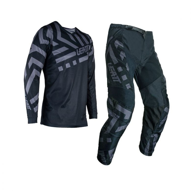 Leatt Moto 3.5 Ride Kit Stealth Jersey and Pant Combo - Motorcycle
