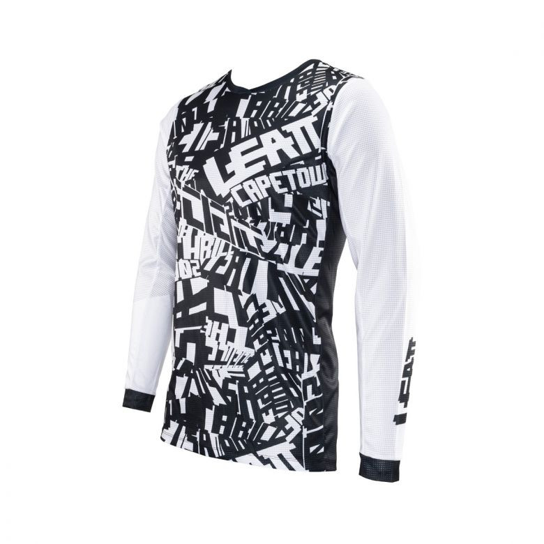 Leatt Moto 3.5 Ride Kit White Capetown Jersey and Pant Combo