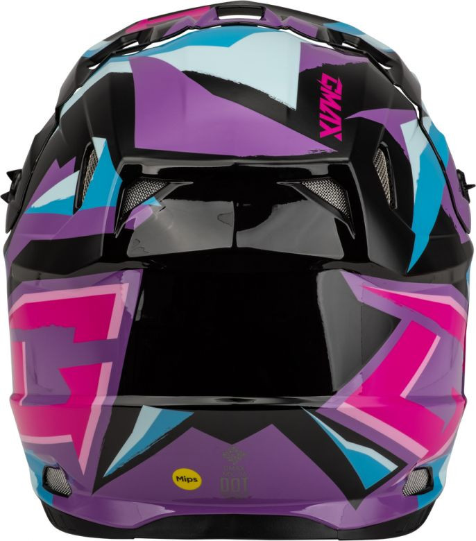 ムラサキ GMax MX96S Splinter Purple MIPS Helmet with Free Snow Kit