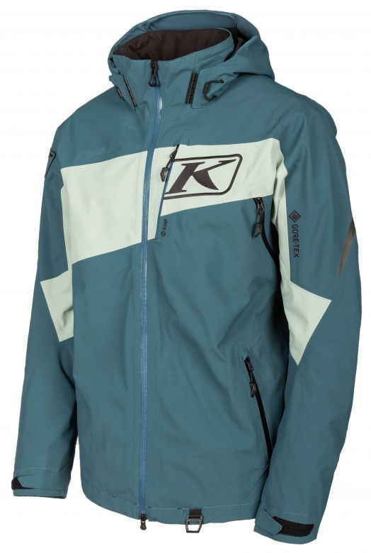 新品未使用 KLIM スノーモービル ジャケット GORE-TEX バイク Klim Storm Petrol/Slate Grey Snow Jacket - Motorcycle Closeouts by