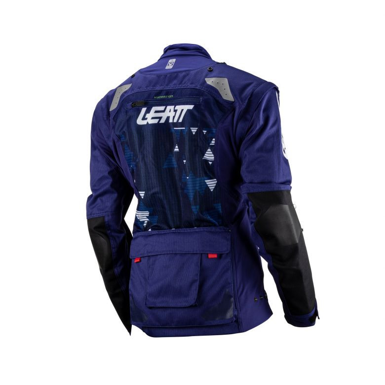 Leatt Moto 4.5 X-Flow Blue Jacket - Motorcycle Closeouts by Rider