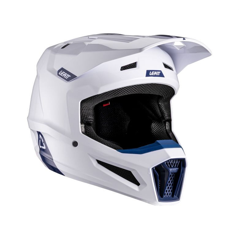 Leatt Moto 2.5 White Helmet - Motorcycle Closeouts by Rider