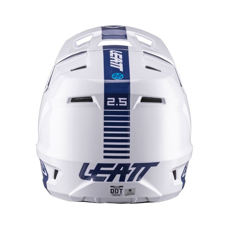 Leatt Moto 2.5 White Helmet - Motorcycle Closeouts by Rider